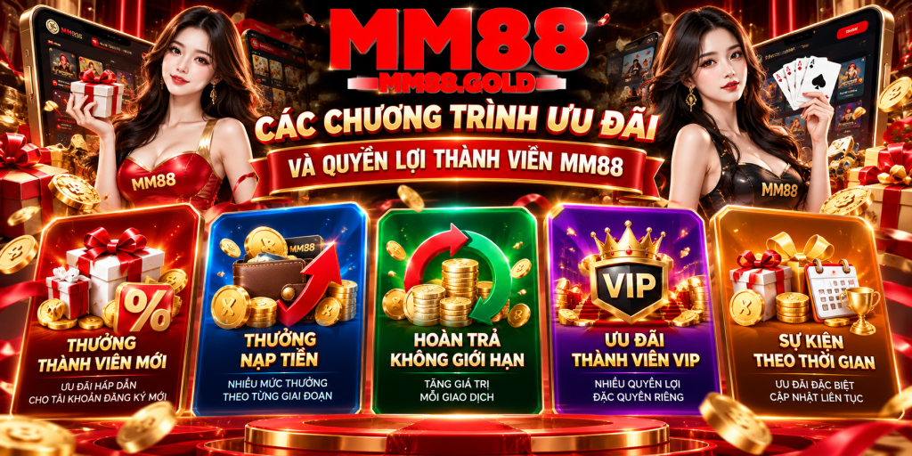 Các chương trình ưu đãi và quyền lợi thành viên MM88